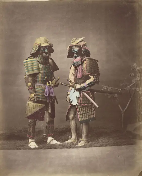 Two Samurai in their armor