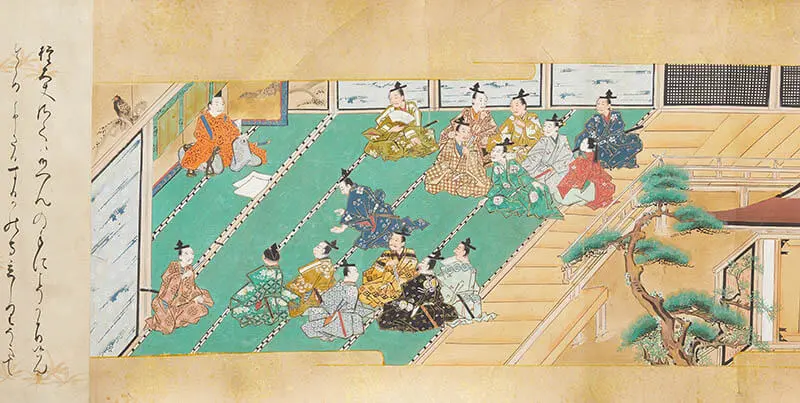 Hōjō clan receiving news of Go-toba's intent to overthrow the Shogunate